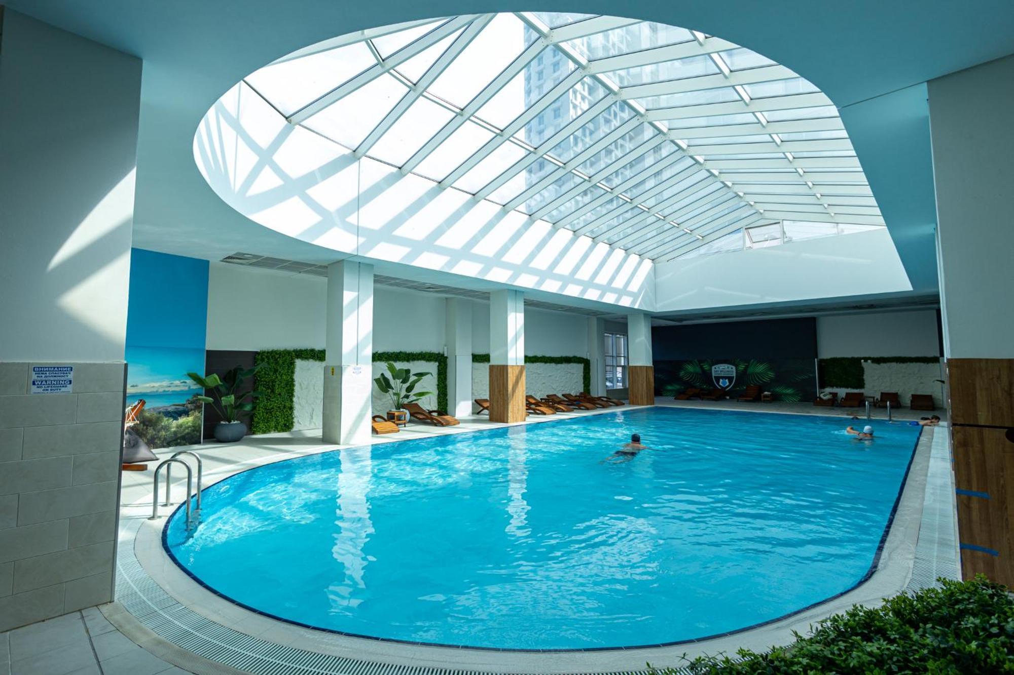 19Th & 18Th Floor Secure Apartments With Pool & Fitness & Parking Included In Price Skopje Exterior foto